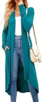 Ruma Fashion Women's Beige Long Sleeve Cardigan – Lightweight Open Front Duster with Pockets